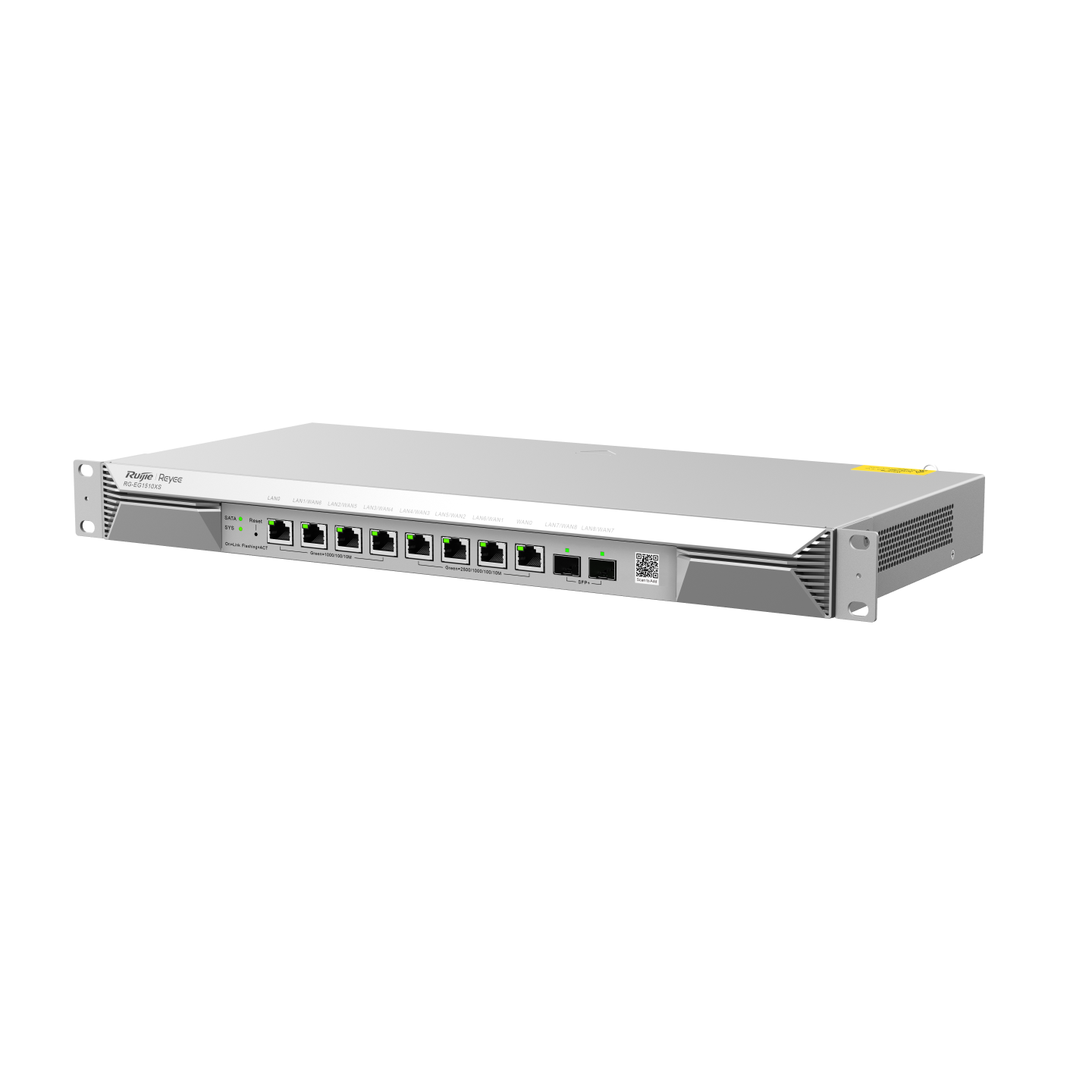 Ruijie Reyee (RG-EG1510XS) 企業級路由器 | 1500 個客戶端 | 1000 IPsec | 4Gbps 吞吐量