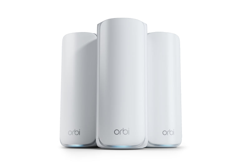 NETGEAR Orbi (RBE773) 三頻 BE11000 WiFi 7 Mesh 無線系統<br>(3件裝)