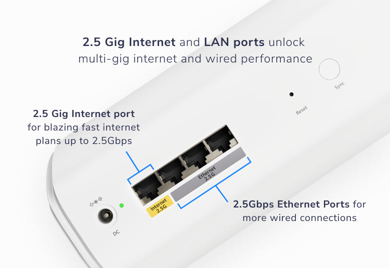 NETGEAR Orbi (RBE773) 三頻 BE11000 WiFi 7 Mesh 無線系統<br>(3件裝)