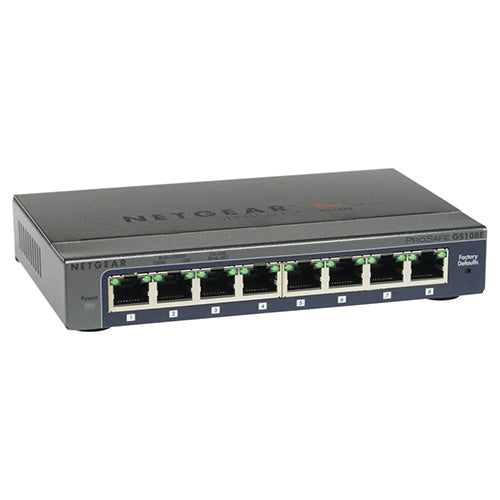 NETGEAR SOHO Gigabit Plus (GS108E) 8-Port | Gigabit | Plus