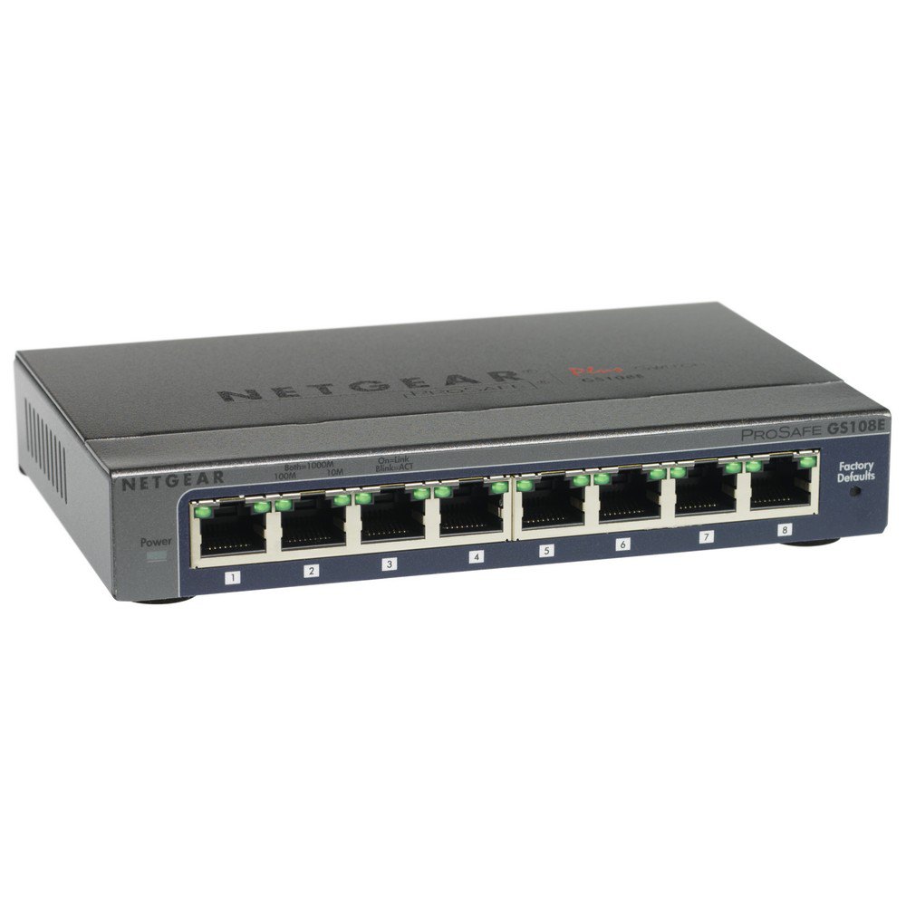 NETGEAR SOHO Gigabit Plus (GS108E) 8-Port | Gigabit | Plus