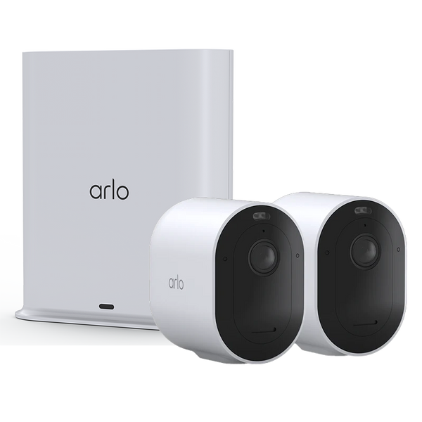 Arlo Pro 5 2K HDR , 無線網絡攝影機 [2鏡裝 + Smart Hub), (VMC4260P+VMB4540)