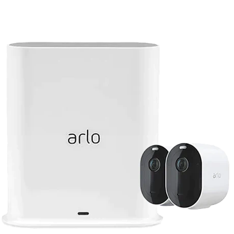 Arlo Pro 4 (VMC4250P + VMB4540) 2K HDR 無線網絡攝影機連 Smart Hub 套裝<br>(雙鏡裝 + Smart Hub)